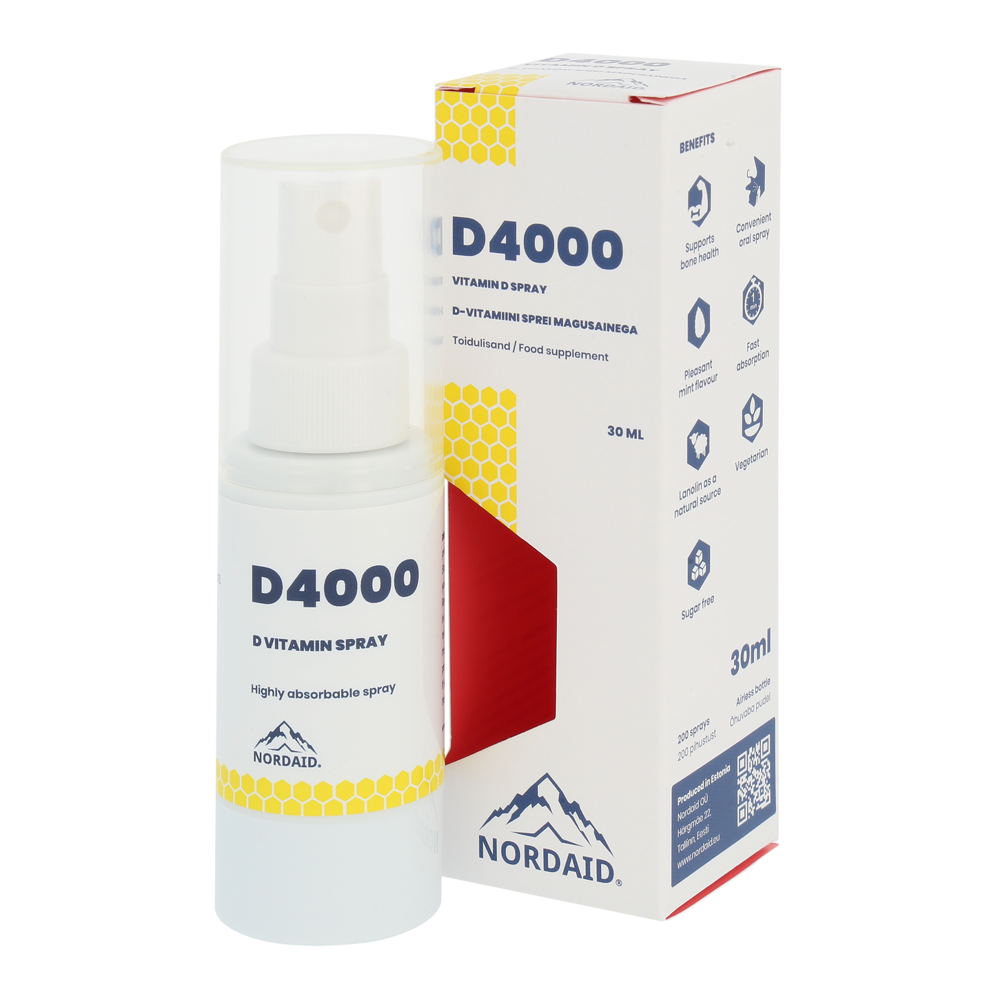 D3 spray vitamin 100 mikrogram 30ml