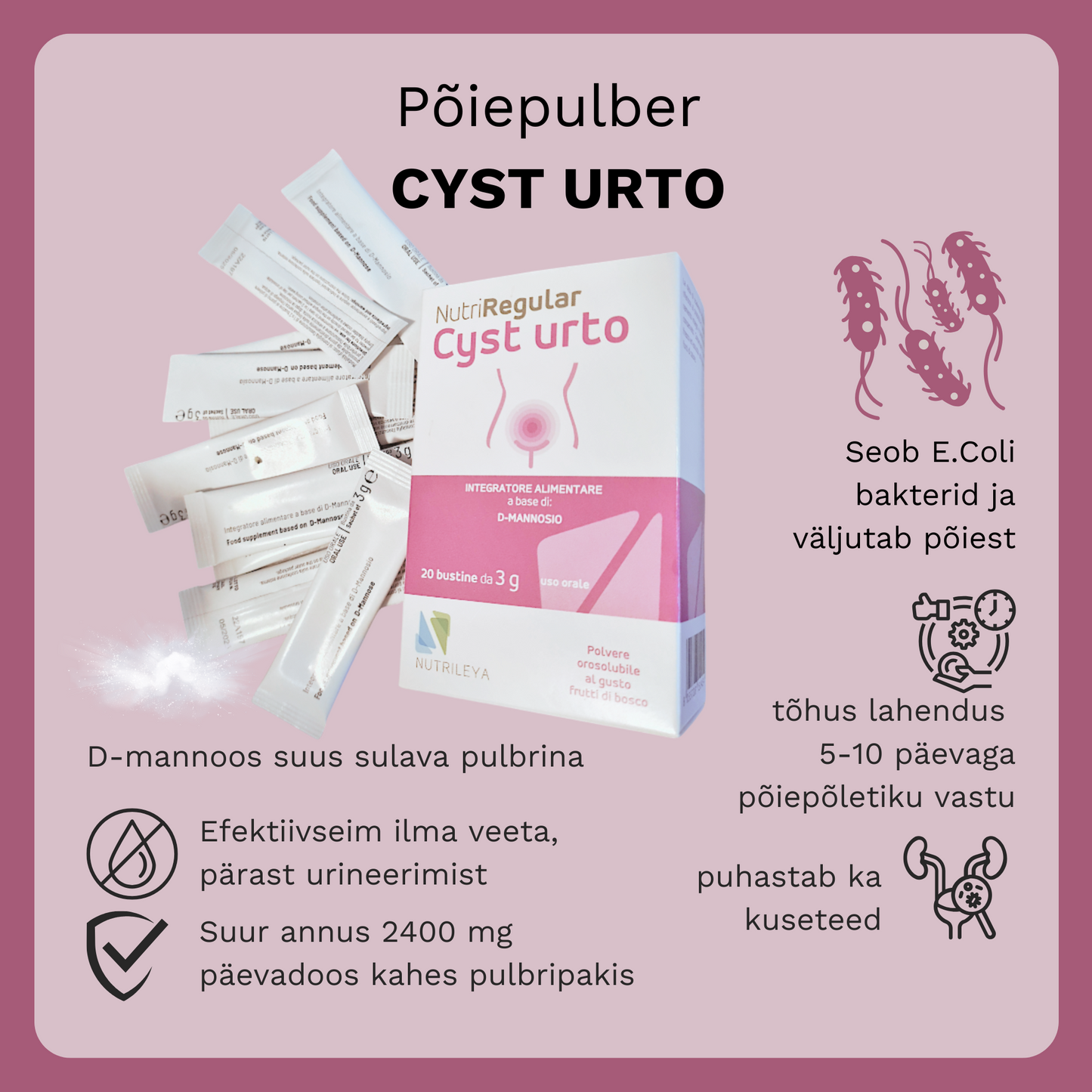 Kysta uto virtsatieinfektioon N10
