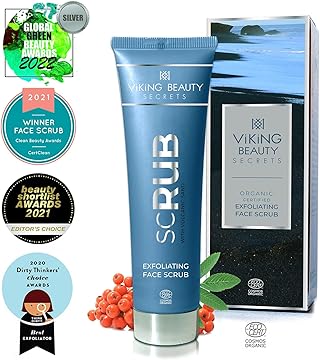 Viking Beauty Face Scrub med sort vulkansk sand 60 ml