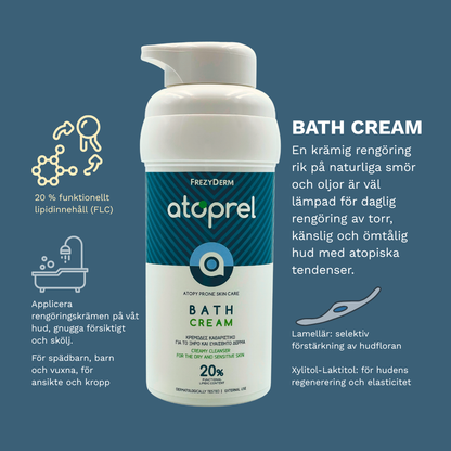 FrezyDerm Atoprel Bath Cream 300ml